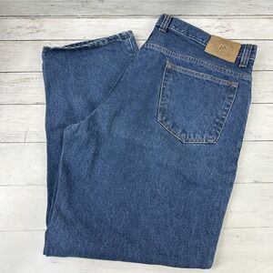 Men's Member's Mark Straight Fit Jeans Size 38x29 Medium Wash Denim